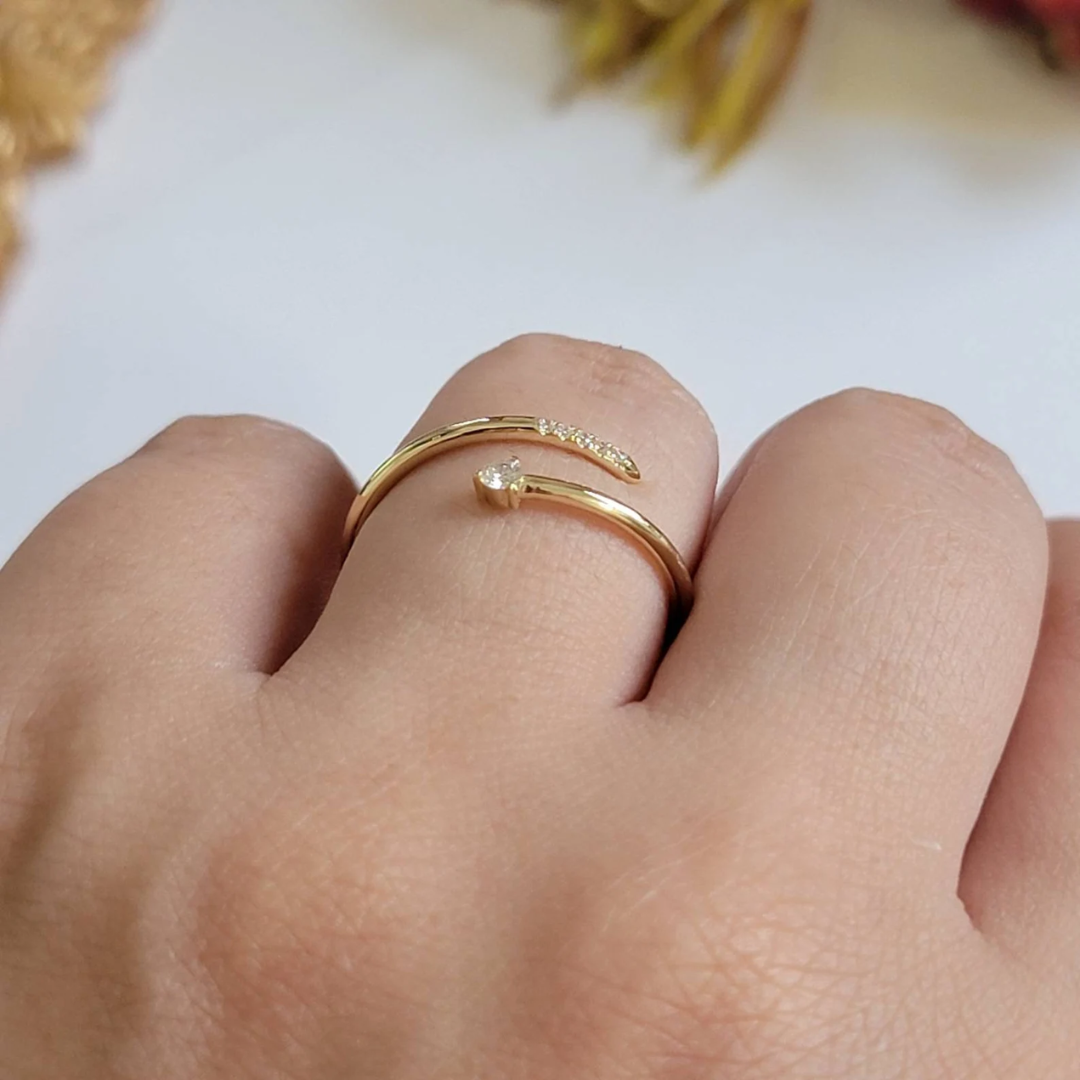 Trendy Gap Ring | Steun borstkanker