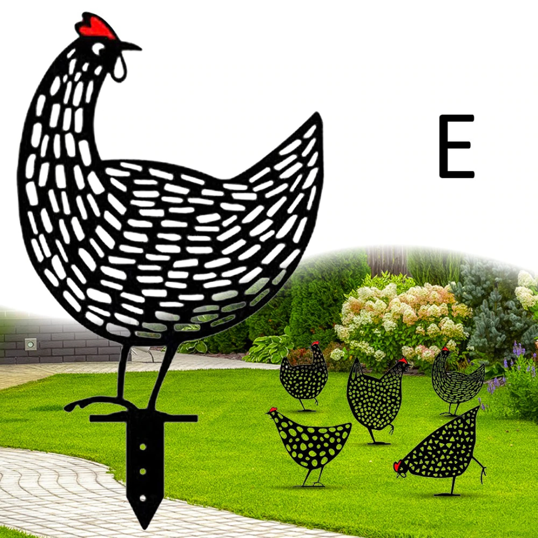 De Kippen Familie – Vrolijk je Tuin op