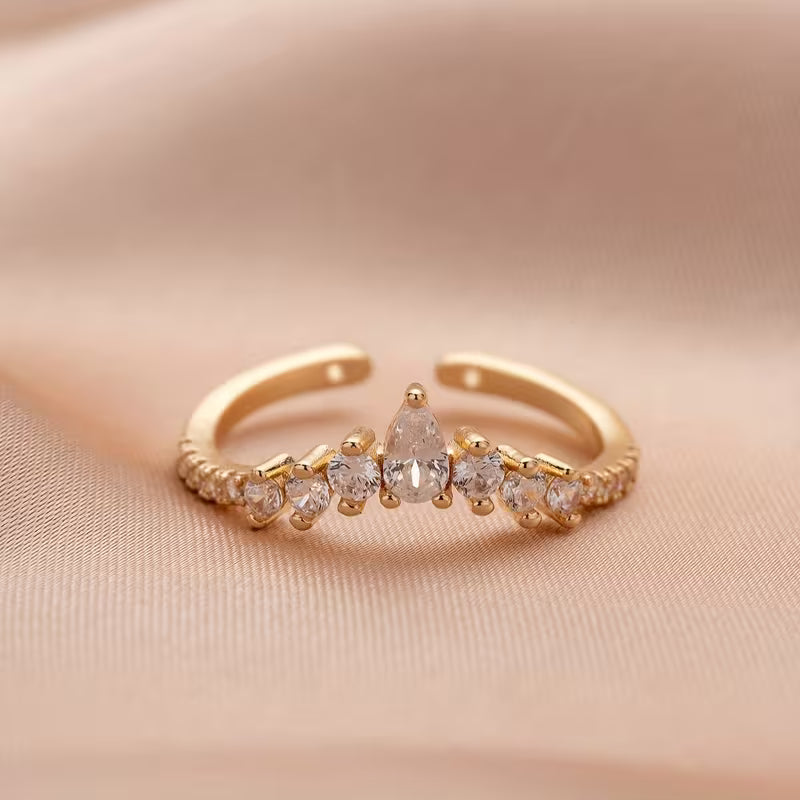 Crown Accent Ring | Steun borstkanker
