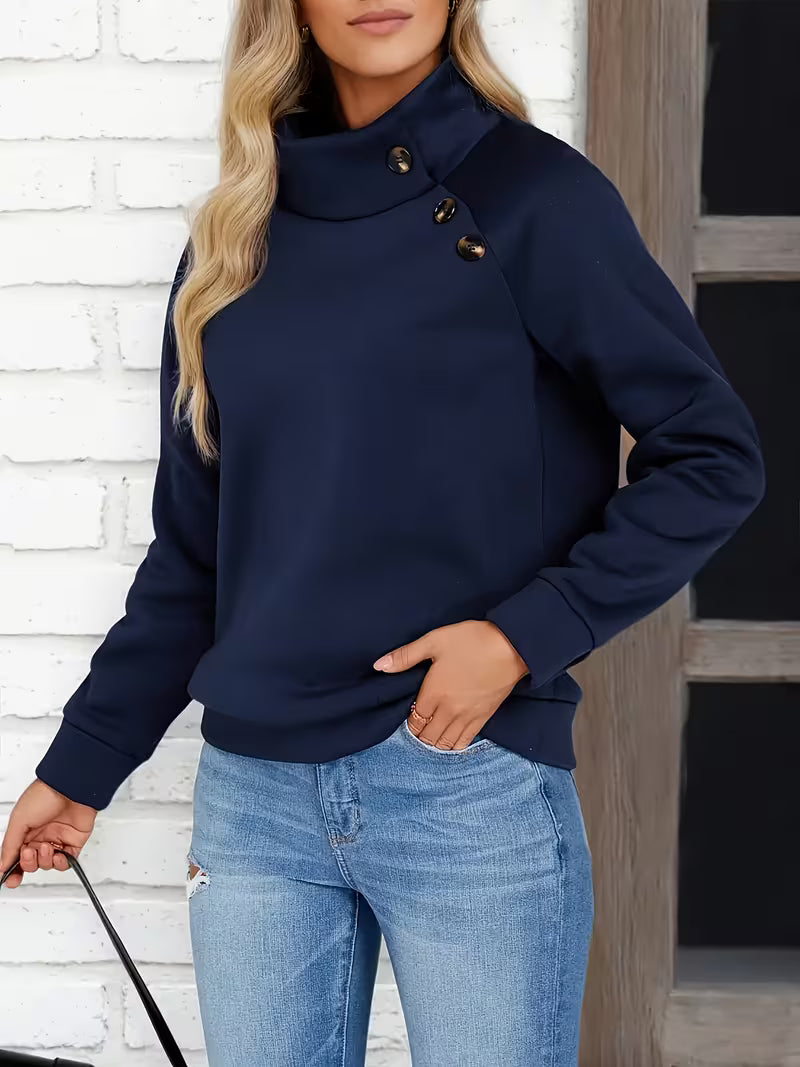Stand Collar Sweatshirt | Steun borstkanker