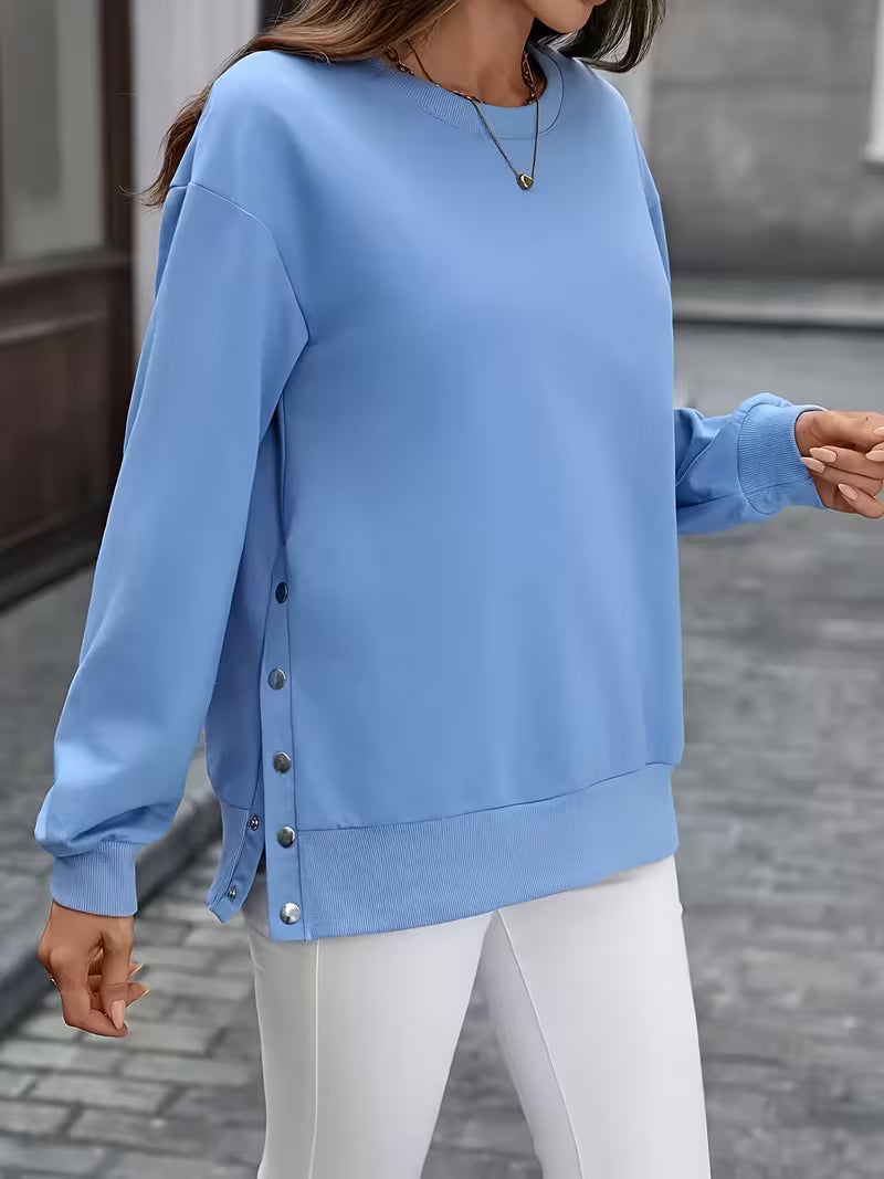 Blue Fashionable Sweater | Ondersteuning bij diabetes