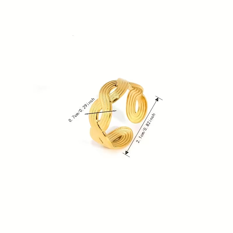 Dainty Braided Ring | Support Breast cancer