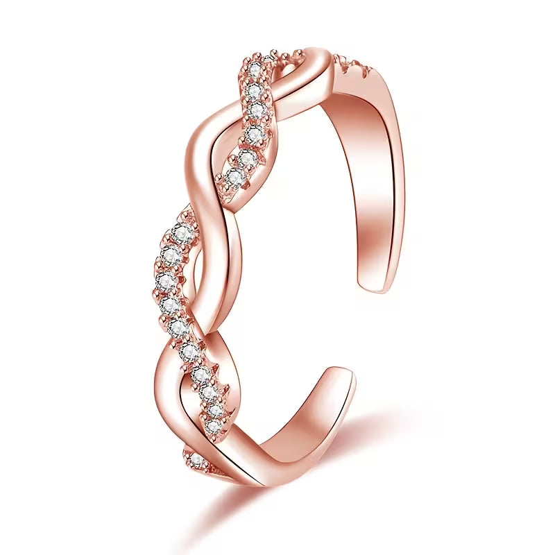 Cubic Zirconia Ring | Support Breast cancer