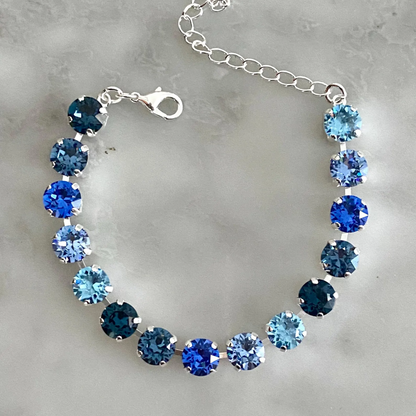 Blue Crystal Bracelet | Ondersteuning bij diabetes