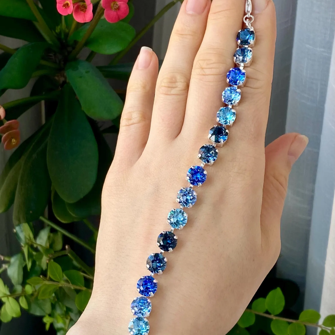 Blue Crystal Bracelet | Ondersteuning bij diabetes