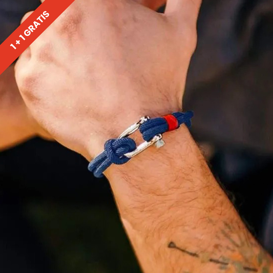 Anchor Navy Bracelet | Ondersteuning bij diabetes