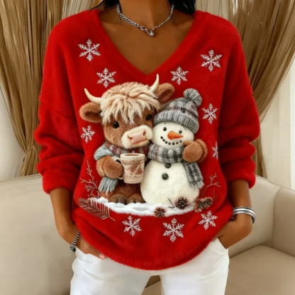 Bellisse™ - Pluche feestelijk sweatshirt