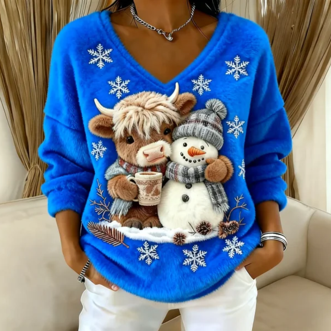 Bellisse™ - Pluche feestelijk sweatshirt