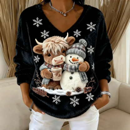 Bellisse™ - Pluche feestelijk sweatshirt