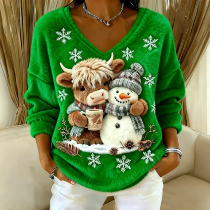 Bellisse™ - Pluche feestelijk sweatshirt