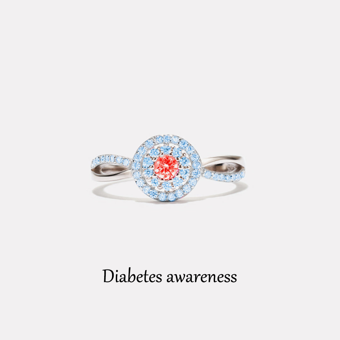 Blue Circle Ring | Ondersteuning bij diabetes