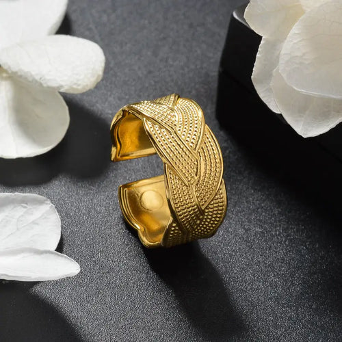 Vintage Braided Ring | Steun borstkanker