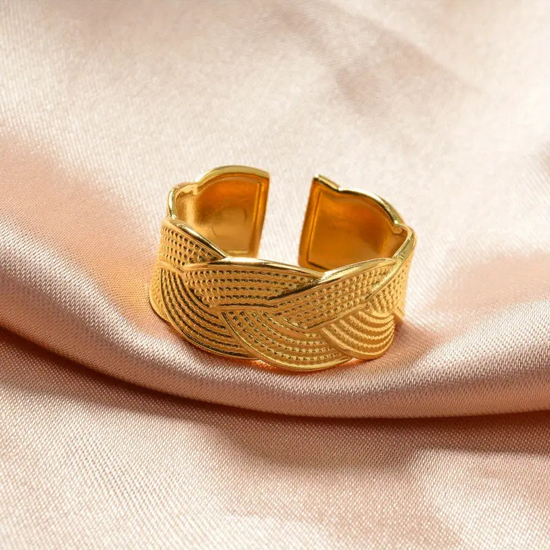 Vintage Braided Ring | Steun borstkanker