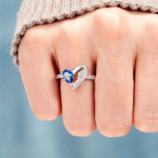 Winged Heart Ring | Ondersteuning bij diabetes