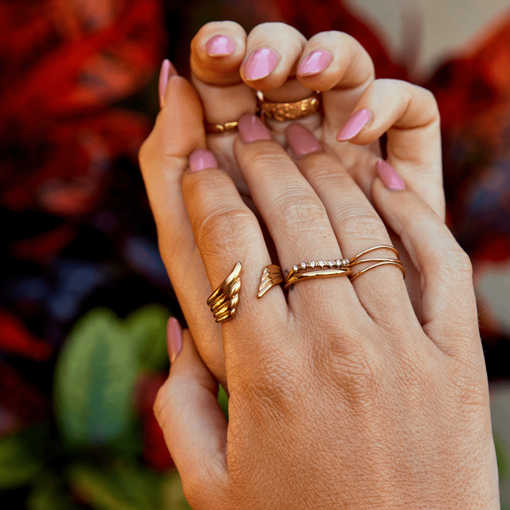 Angel Wing Ring | Steun borstkanker
