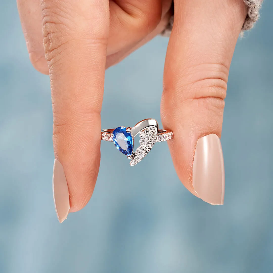 Winged Heart Ring | Ondersteuning bij diabetes