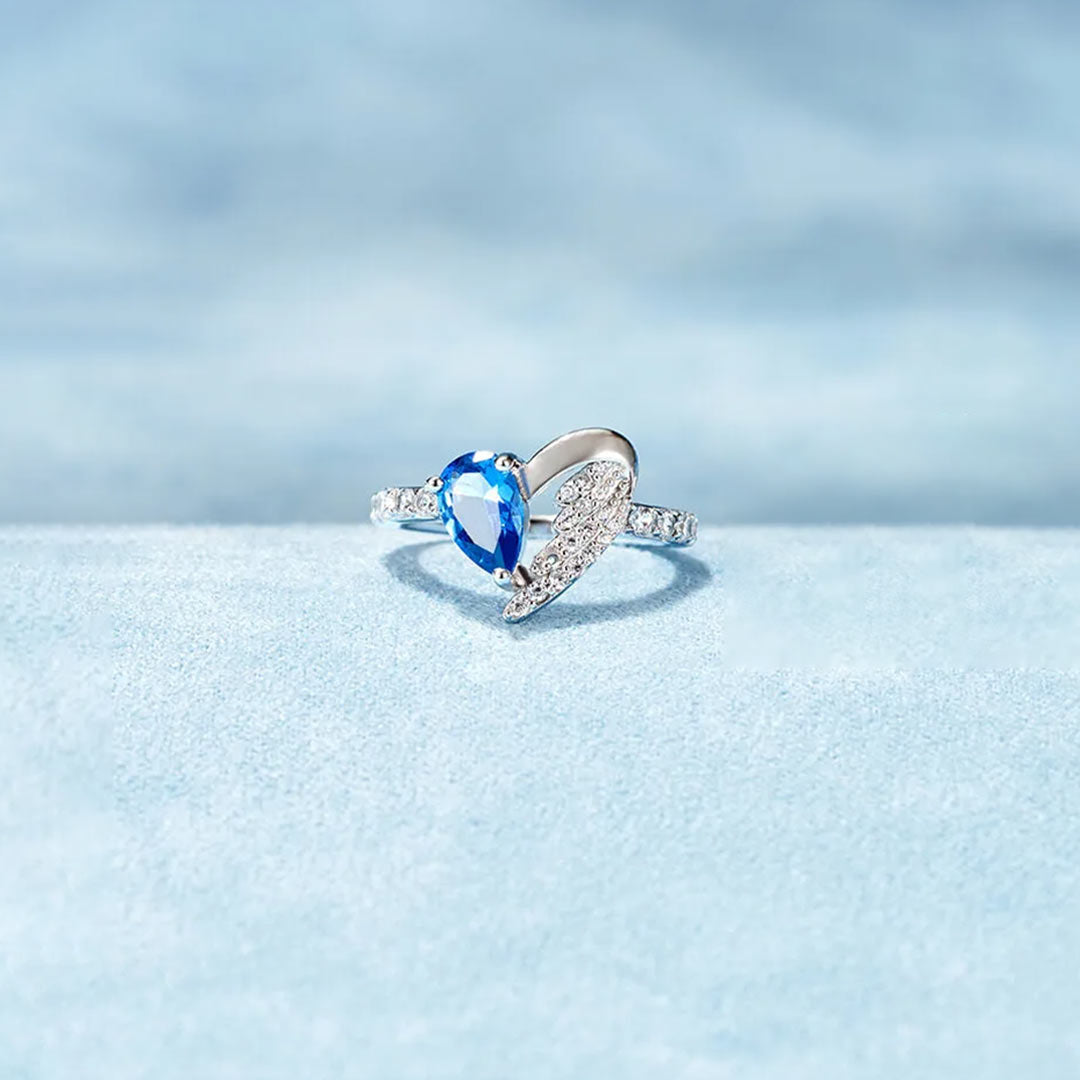 Winged Heart Ring | Ondersteuning bij diabetes