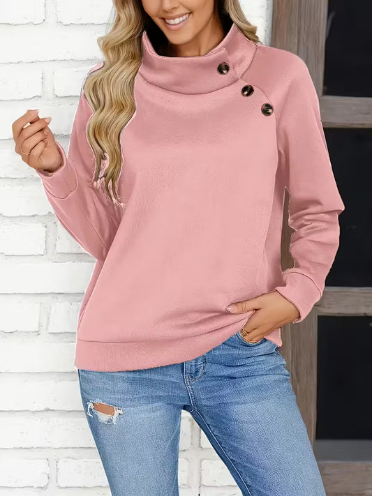 Stand Collar Sweatshirt | Steun borstkanker