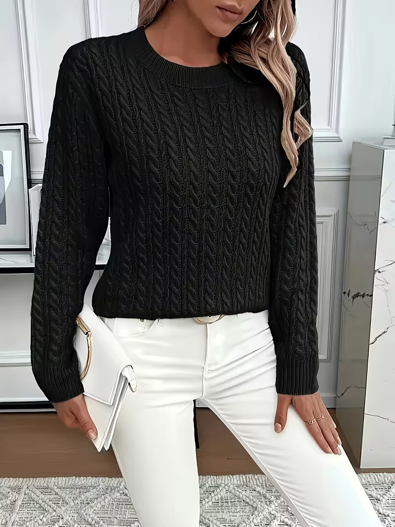 Braided Textured Sweater | Ondersteuning bij diabetes