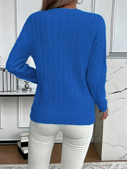 Braided Textured Sweater | Ondersteuning bij diabetes