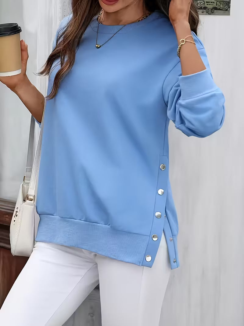 Blue Fashionable Sweater | Ondersteuning bij diabetes