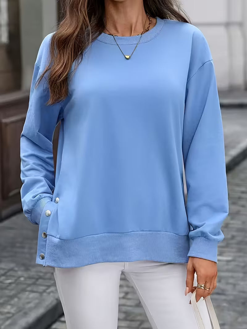 Blue Fashionable Sweater | Ondersteuning bij diabetes