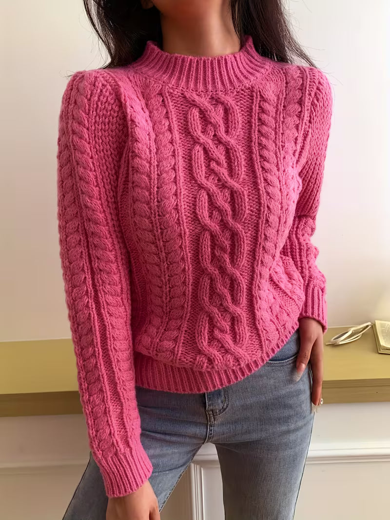 Braided Elegant Sweater | Steun borstkanker