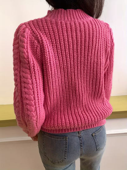 Braided Elegant Sweater | Steun borstkanker