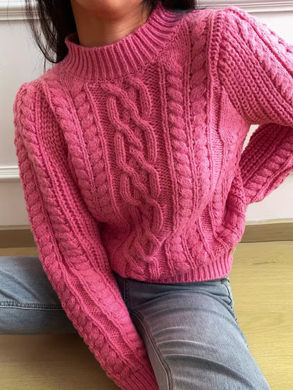 Braided Elegant Sweater | Steun borstkanker