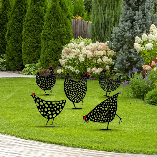 De Kippen Familie – Vrolijk je Tuin op