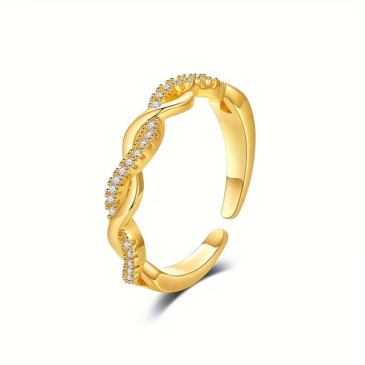 Cubic Zirconia Ring | Support Breast cancer